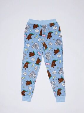 Light Blue Scooby Doo Print Pyjamas- long sleeve top & jogger bottoms